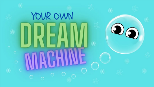 Child visualizing a big dream with Bubble’s brain training lesson. 