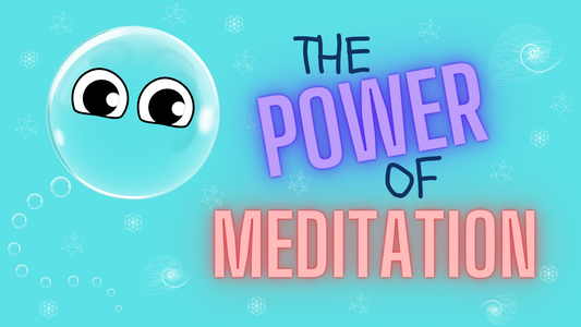 Child practicing a simple meditation routine with Bubble—breathing, focus, and calm
