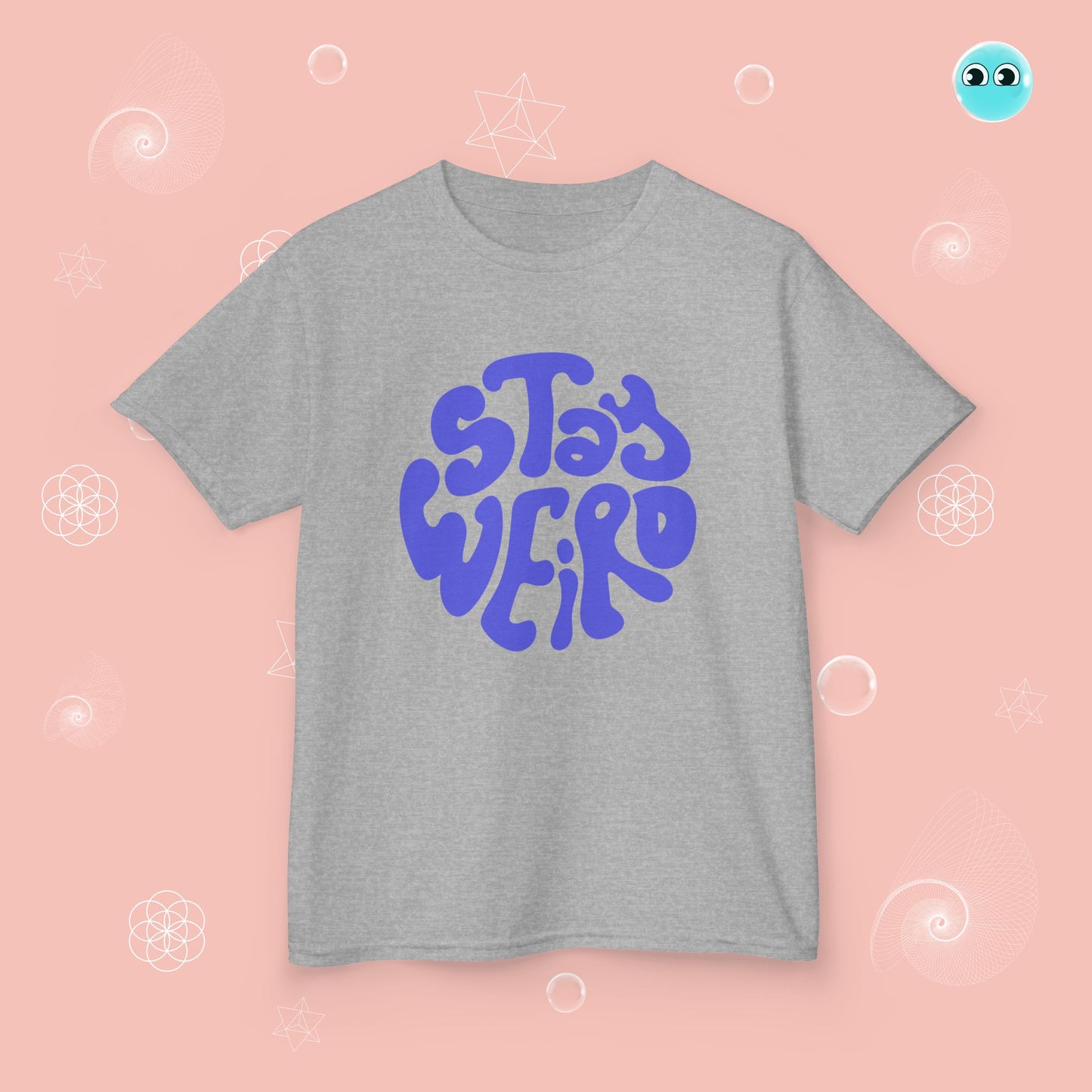 Stay Weird Blue Tee