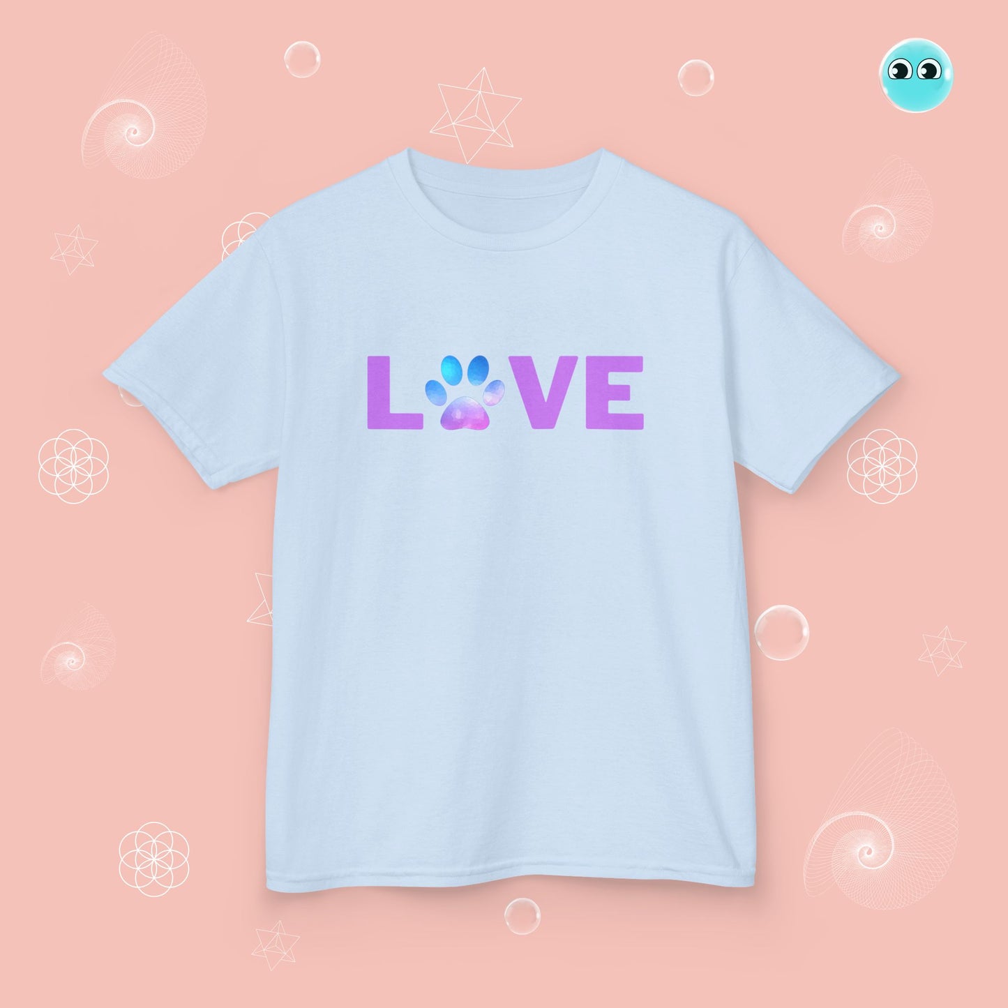 Love Dog Purple Tee