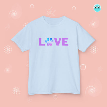 Love Dog Purple Tee