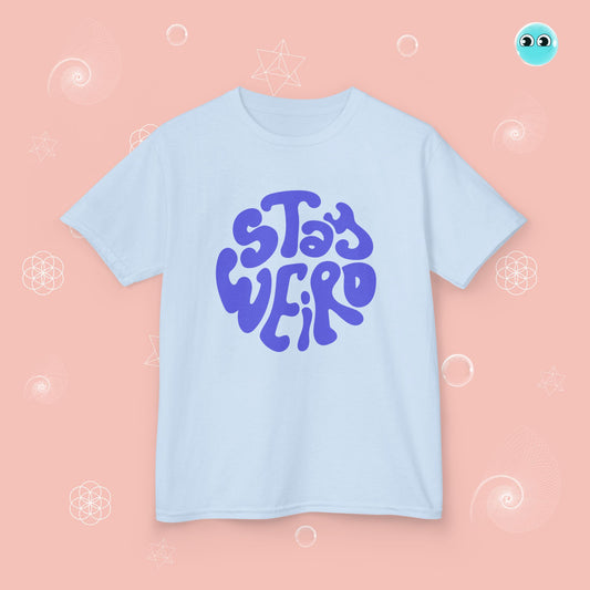 Stay Weird Blue Tee