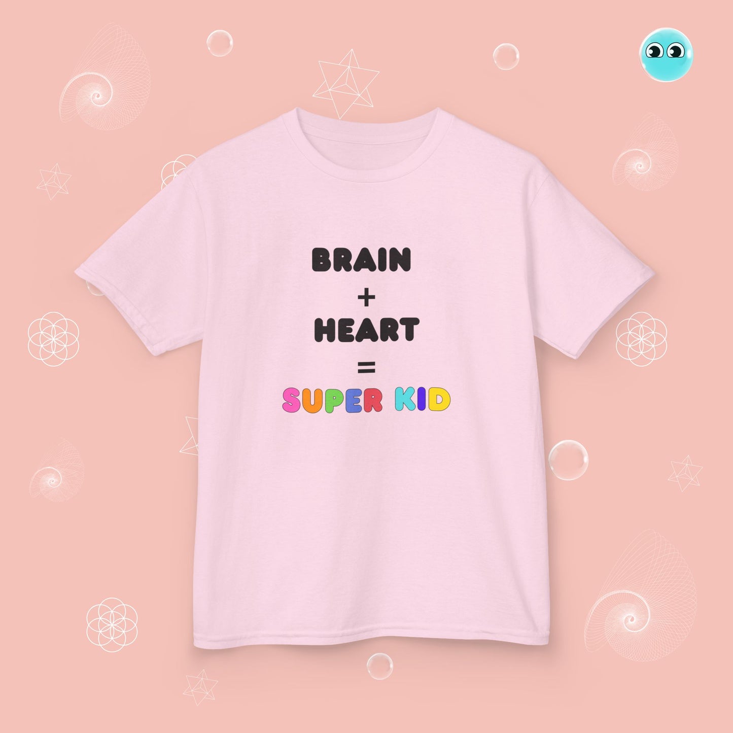 Brain Heart Super Kid Tee