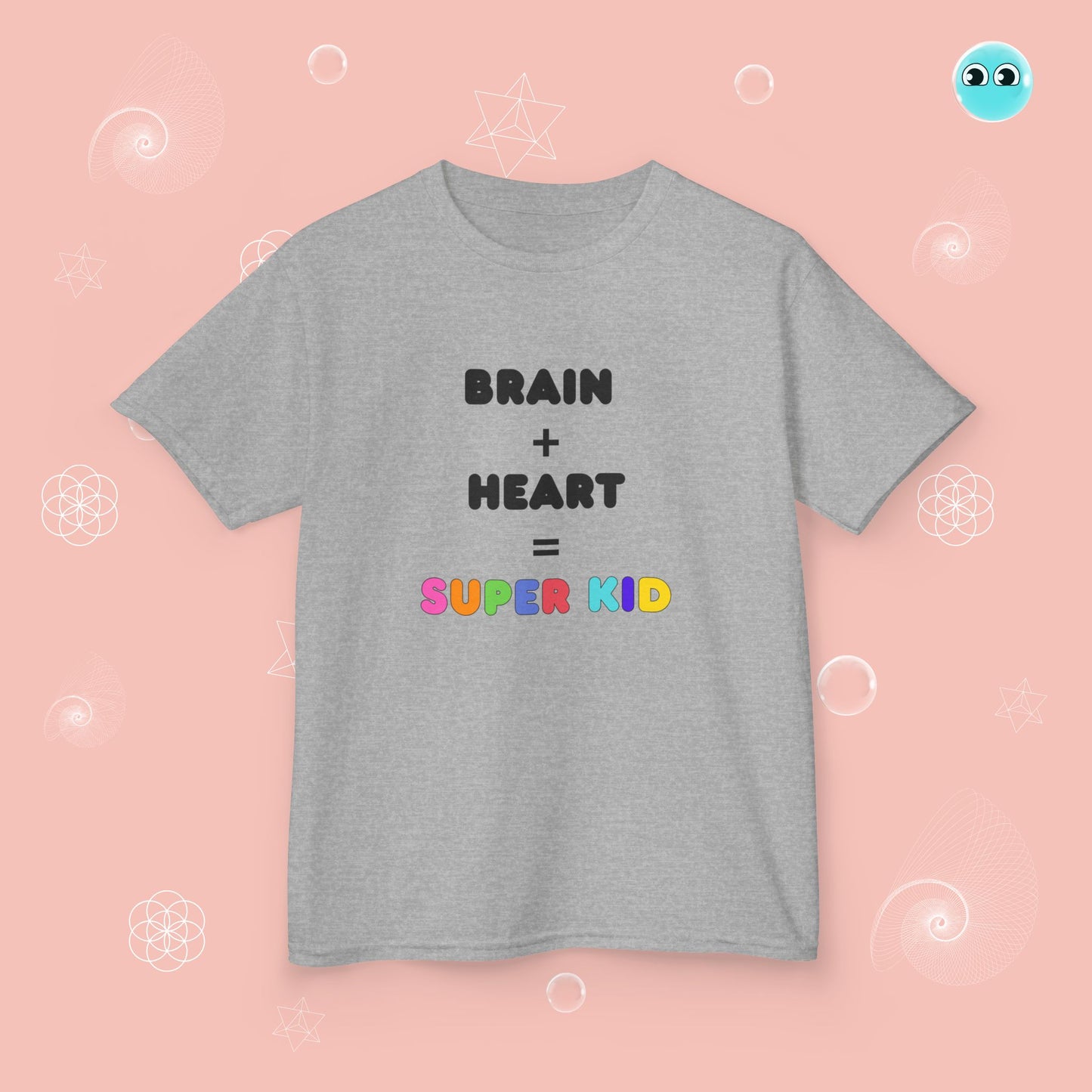 Brain Heart Super Kid Tee