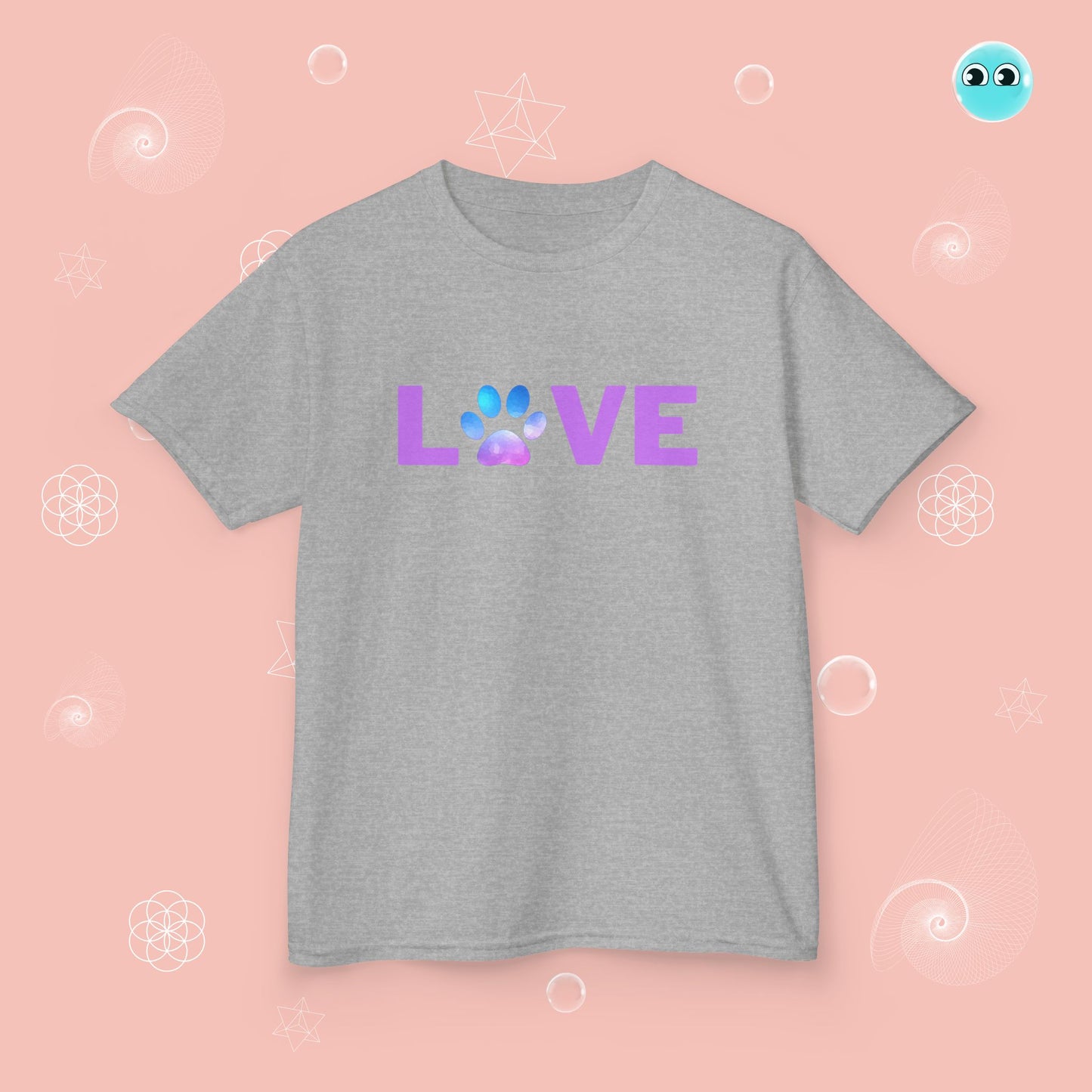 Love Dog Purple Tee