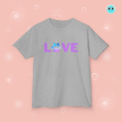 Love Dog Purple Tee