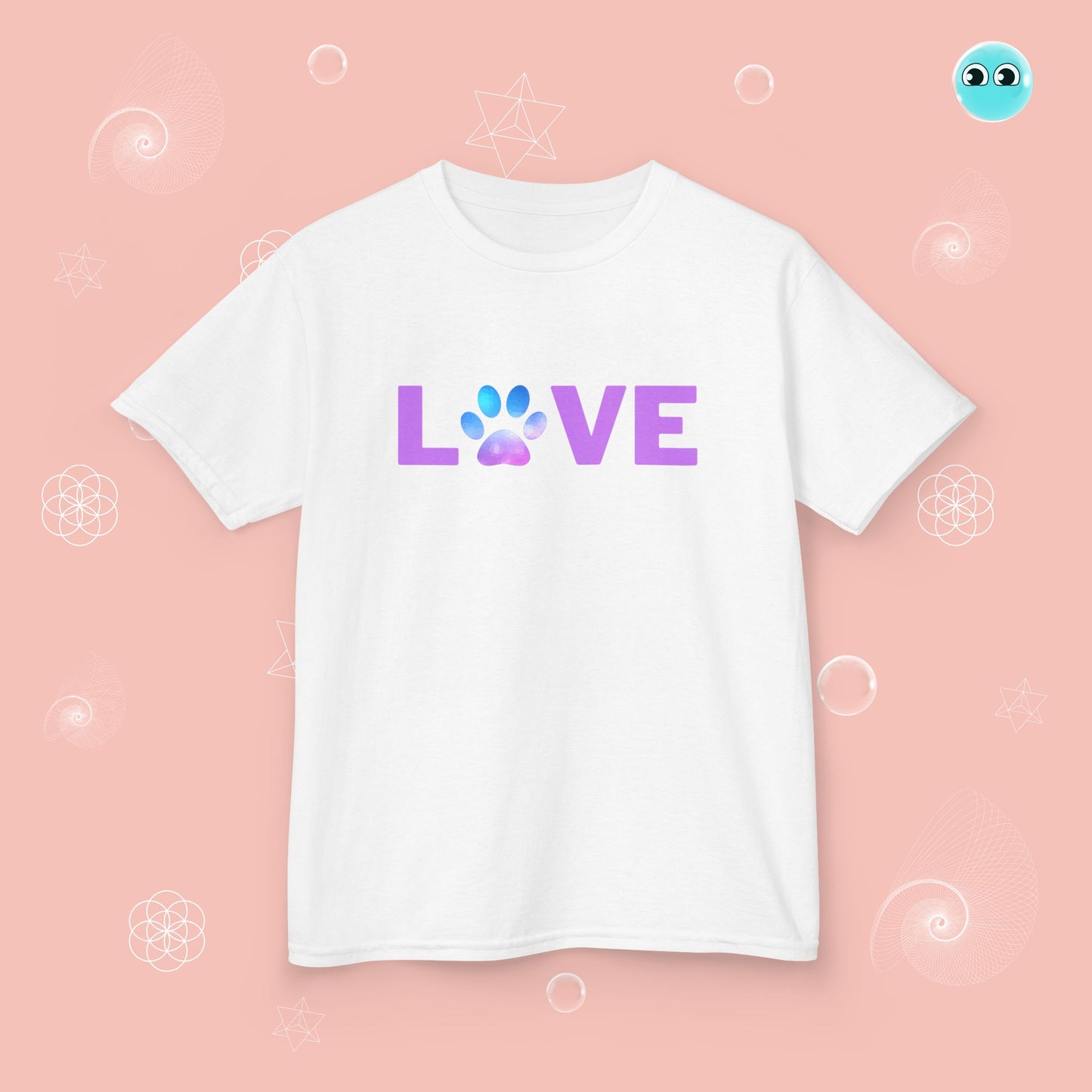 Love Dog Purple Tee