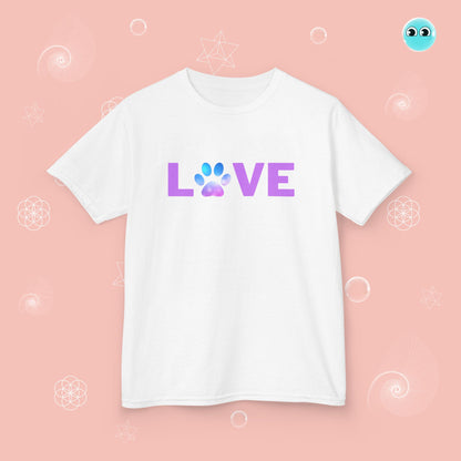 Love Dog Purple Tee